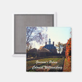 Gouverneur's paleis, koloniaal Williamsburg Magneet (Voorkant / Achterkant)