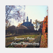 Gouverneur's paleis, koloniaal Williamsburg Magneet (Voorkant)
