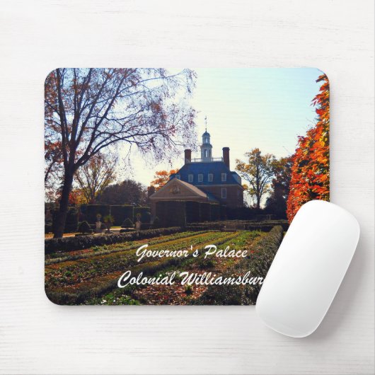 Gouverneur's paleis, koloniaal Williamsburg Muismat (Met muis)