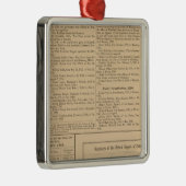 Gouverneurs van Delaware Metalen Ornament (Rechts)