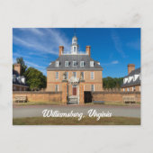 Gouverneurspaleis in Williamsburg VA Briefkaart (Voorkant)