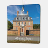 Gouverneurspaleis in Williamsburg VA Keramisch Ornament (Links)