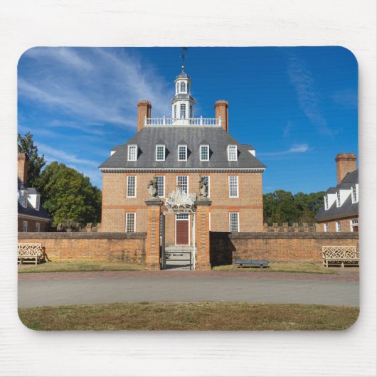 Gouverneurspaleis in Williamsburg VA Muismat (Voorkant)