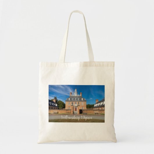 Gouverneurspaleis in Williamsburg VA Tote Bag (Voorkant)