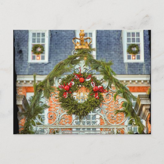 Gouverneurspaleis Williamsburg, VA Briefkaart (Voorkant)