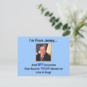 Gov. Chris Christie Briefkaart (Staand voorkant)