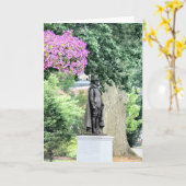 Gov William Bradford monument in zomer Kaart (Gele Bloem)