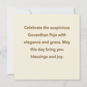 Govardhan Puja Kaart (Achterkant)