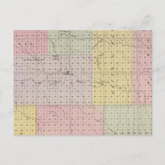 Gove County, Kansas Briefkaart (Voorkant)