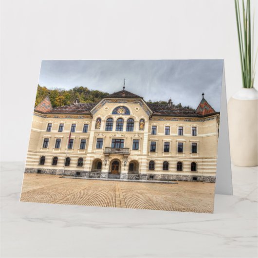 Government House of Liechtenstein Kaart (Voorkant)