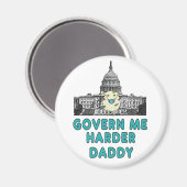 Government Me Harder papa Magneet (Voorkant / Achterkant)