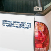 Government Uniforms Bumpersticker (Op Truck)