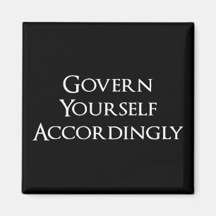 Governn Yourself Conform Funny Lawyer Magneet