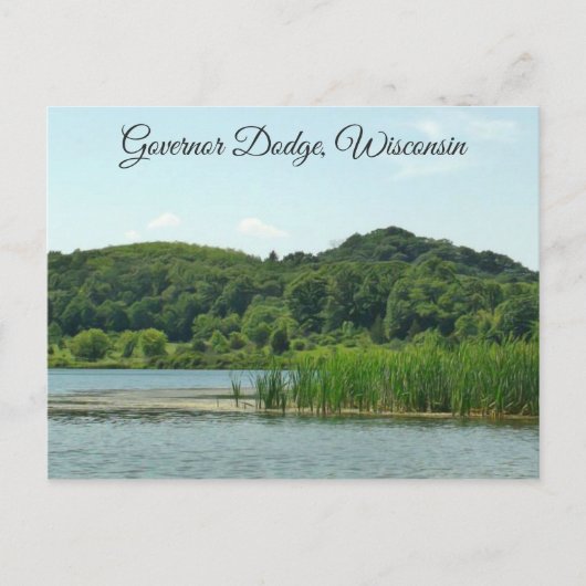 Governor Dodge Wisconsin State Park Briefkaart (Voorkant)