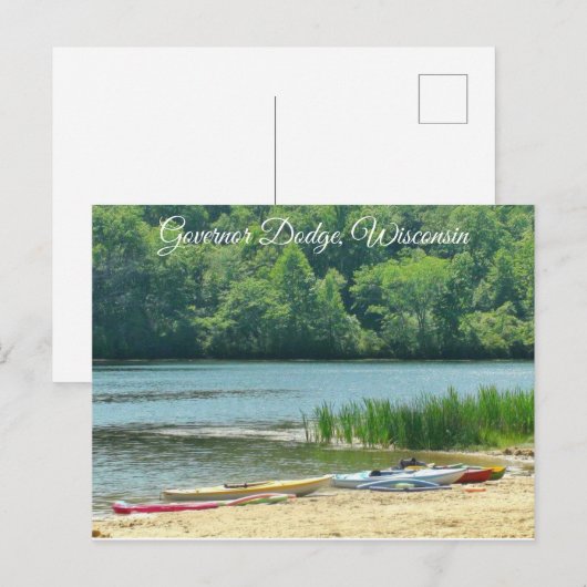 Governor Dodge Wisconsin State Park Briefkaart (Voorkant / Achterkant)