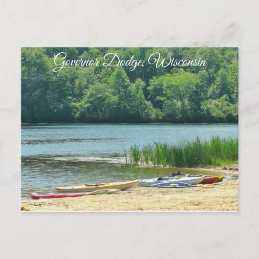 Governor Dodge Wisconsin State Park Briefkaart (Voorkant)