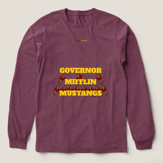 GOVERNOR MIFFLIN MUSTANGS T-Shirt (Voorkant)