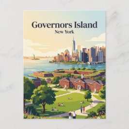 Governors Island New York Briefkaart