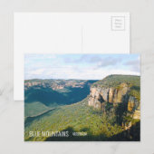 Govetts Leap Blue Mountains Australië Briefkaart (Voorkant / Achterkant)
