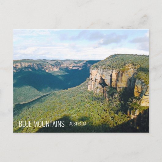 Govetts Leap Blue Mountains Australië Briefkaart (Voorkant)