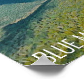 Govetts Leap Blue Mountains Australië reizen Poster (Hoek)