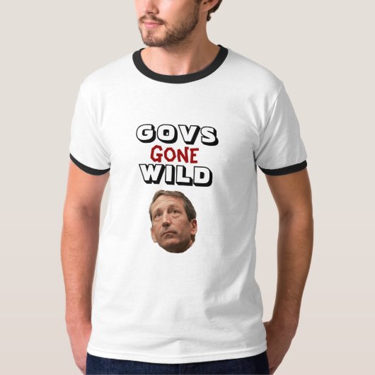 Govs Gone Wild: Mark Sanford T-shirt (Voorkant)