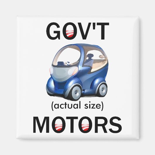 GOV'T MOTORS MAGNEET (Voorkant)