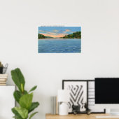 Govt. Vrij Uitzicht van Camp Sites van het beneden Poster (Thuiskantoor)