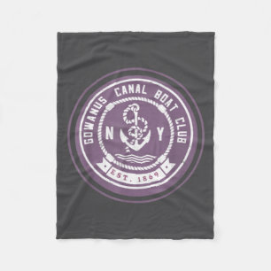 Gowanus C Boat Club Grappig Brooklyn New York Dus Fleece Deken