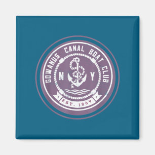 Gowanus C Boat Club Grappig Brooklyn New York Dus Magneet