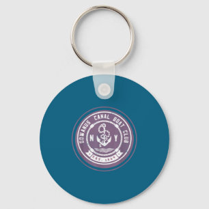 Gowanus C Boat Club Grappig Brooklyn New York Dus Sleutelhanger