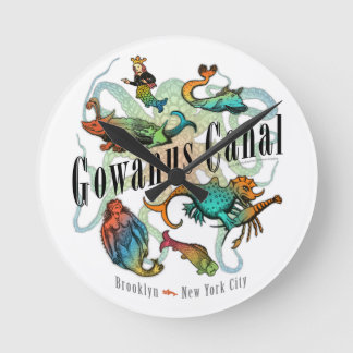 Gowanus Canal of Brooklyn, NY Ronde Klok
