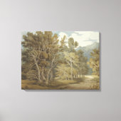 Gowbarrow Park, Ullswater (door John White Abbott) Canvas Afdruk (Voorkant)