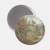 Gowbarrow Park, Ullswater (door John White Abbott) Magneet (Voorkant / Achterkant)