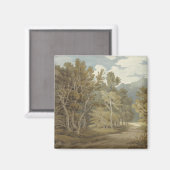 Gowbarrow Park, Ullswater (door John White Abbott) Magneet (Voorkant / Achterkant)