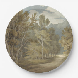 Gowbarrow Park, Ullswater (door John White Abbott) Papieren Bordje