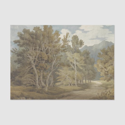 Gowbarrow Park, Ullswater (door John White Abbott) Tissuepapier (Voorkant)