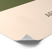 Gower AONB Travel Poster (Hoek)