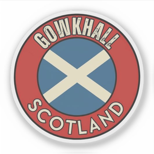 Gowkhall, Schotland Sticker (Voorkant)