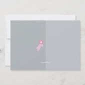 Gown and Tuxedo Gray Background Invitation Kaart (Achterkant)