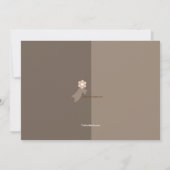 Gown and Tuxedo Invitation Kaart (Achterkant)