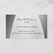 Gowns Weddenschap-dress-winkel Visitekaartje (Achterkant)