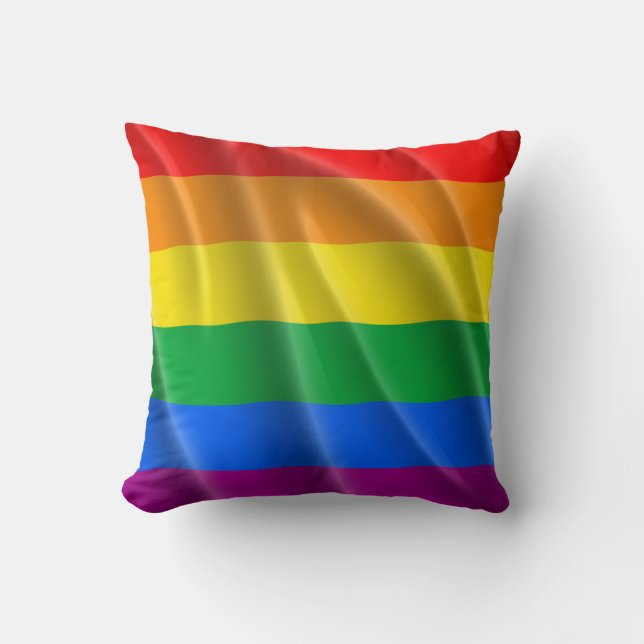 GOY PRIDE FLAG WAVY DESIGN KUSSEN (Voorkant)
