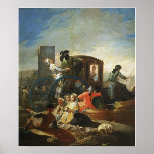 Goya - Aardewerkverkoper 1779 Poster (Voorkant)
