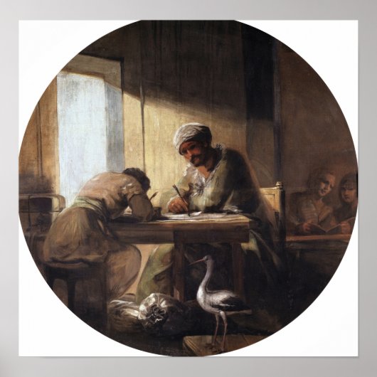 Goya - Allegorie van de handel 1805 Poster (Voorkant)