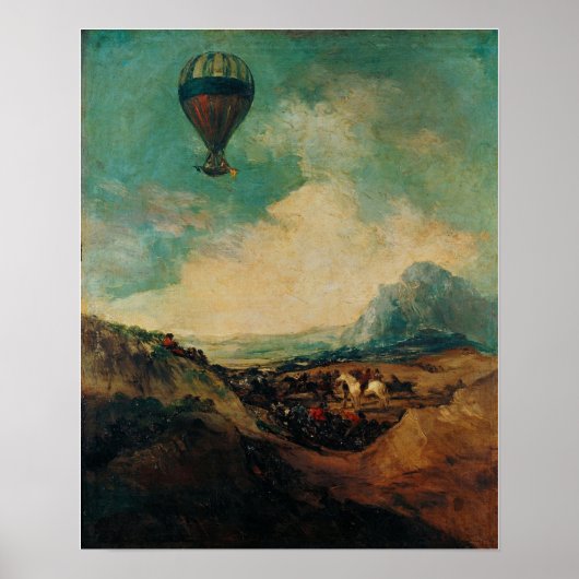 Goya - ballon of vlucht poster (Voorkant)