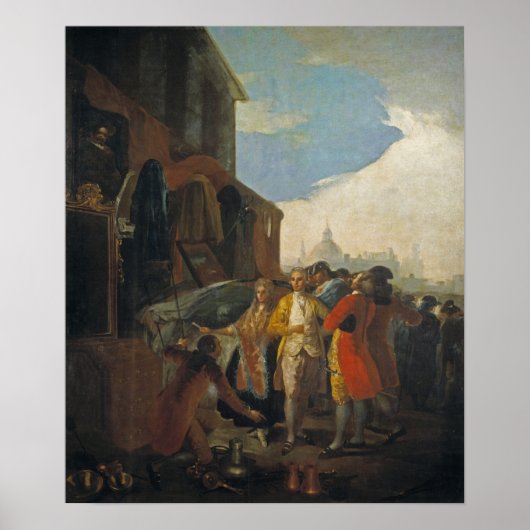 Goya - beurs in Madrid 1778 Poster (Voorkant)