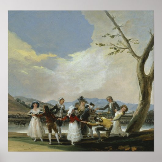 Goya - Blind mans buffetten 1788 Poster (Voorkant)