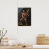 Goya - buiten de sint-janskruid in woestijn 1810 poster (Keuken)