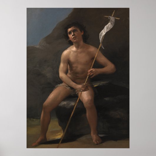 Goya - buiten de sint-janskruid in woestijn 1810 poster (Voorkant)